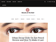 Tablet Screenshot of beautyndbest.com